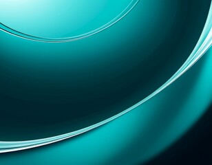 Poster - blue and black background with circular design