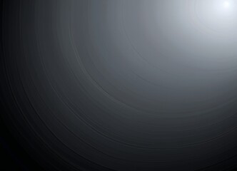 Poster - black and white background with circular design