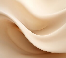 Poster - white background with smooth waves