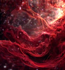 Poster - red nebula
