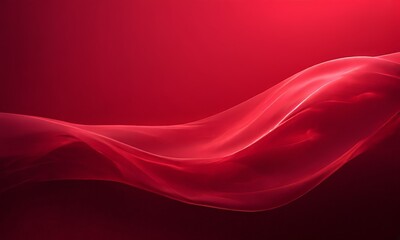 Aufkleber - red abstract background with flowing smoke