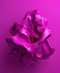Poster - pink flower on background
