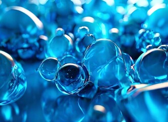 Aufkleber - blue crystal balls