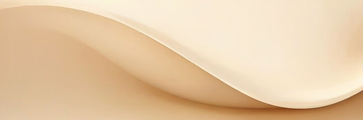 Poster - beige background with smooth lines