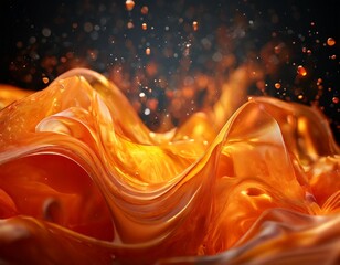 Aufkleber - close up liquid