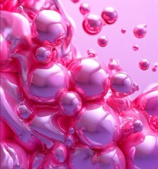 Poster - pink hearts wallpapers - screensaver