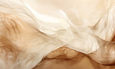 Aufkleber - white and brown abstract background