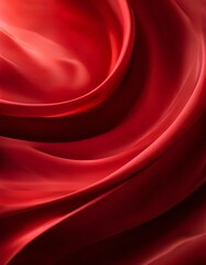 Poster - red silk fabric background