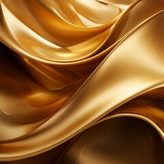 Poster - gold silk fabric background