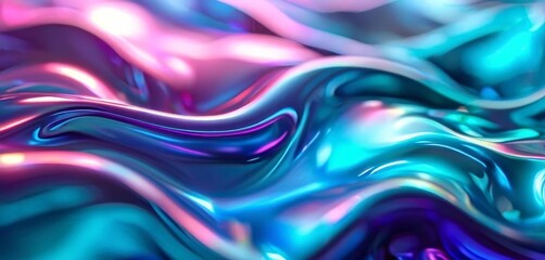 Aufkleber - abstract background with colorful liquid