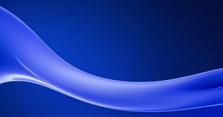 Aufkleber - blue wave background