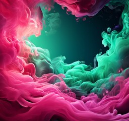 Poster - colorful smoke background