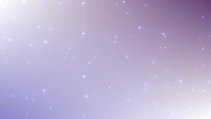Poster - White pastel communication web animation, digital data concept, network illustration