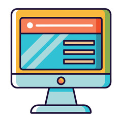 Poster - Computer Screen for Home Office and Digital Display