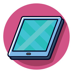 Aufkleber - Computer Tablet for Portable and Touchscreen Technology