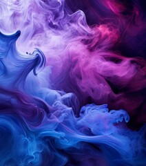 Poster - colorful smoke background