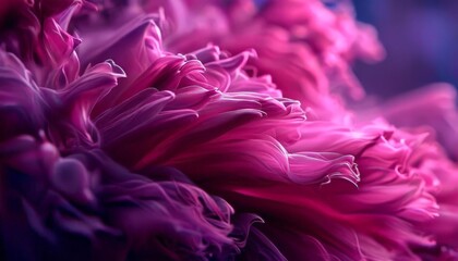 Poster - pink flowers in the dark