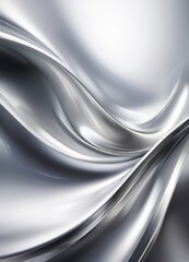 Poster - silver background with smooth