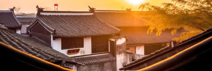 Canvas Print - Suzhou panorama China