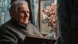 © Tomass - Elderly man reading by a window