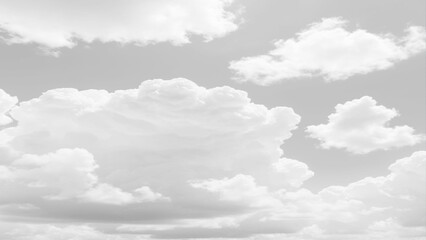 Wall Mural - White Clouds from above. Aerial view of the fluffy white cloud on blue sky. Top view from an airplane over white clouds in a blue sky. High in the Heavens.
