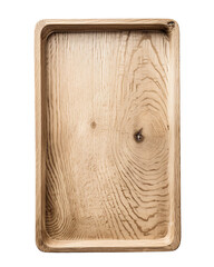 Wall Mural - Natural wooden tray with beautiful grain , perfect for serving or display in rustic or modern settings.