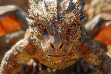 Canvas Print - Dragon Close-Up