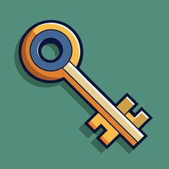 Aufkleber - Key Vector Design