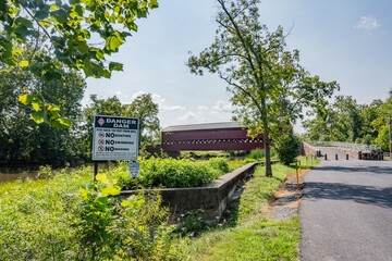 Dangerous Waters Ahead, Sachs Covered Bridge PA USA