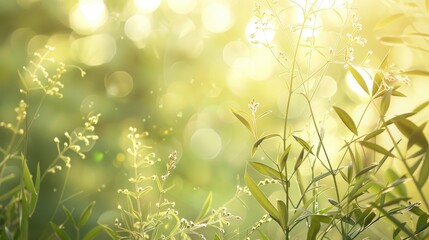 Nature s beauty serene bokeh backdrop