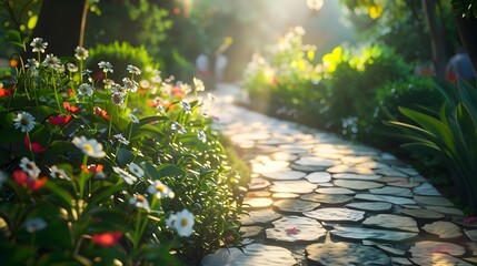 Poster - The stone path is winding