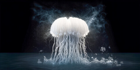 Poster - Close up of a jellyfish