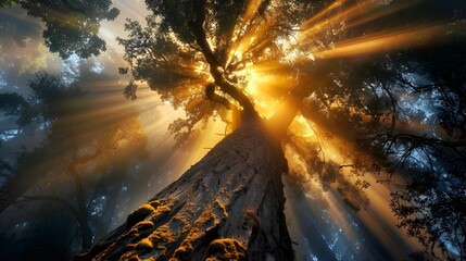 Poster - Californias forests of ancient trees stretch for miles picture