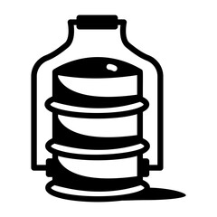 Sticker - Food carrier icon in sketchy style 