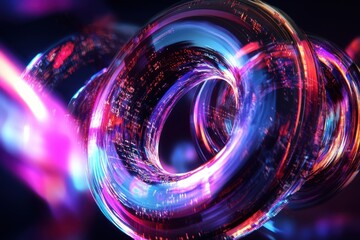 Poster - Engaging 3d text rotation animation