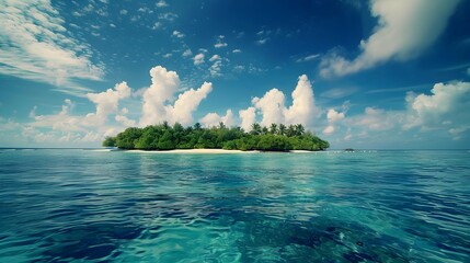 Sticker - The gardens of the maldives with their coral