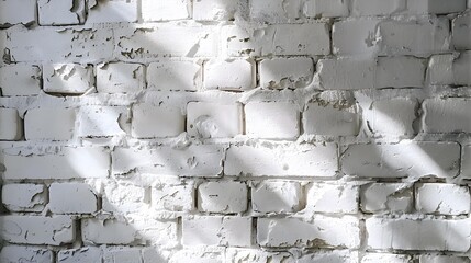 Poster - The white brick wall is a universal backdrop