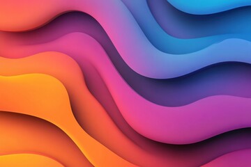 Poster - Vibrant gradient swirling backdrop creation