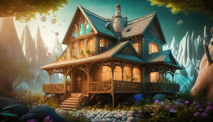 Canvas Print - house