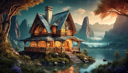 Canvas Print - house