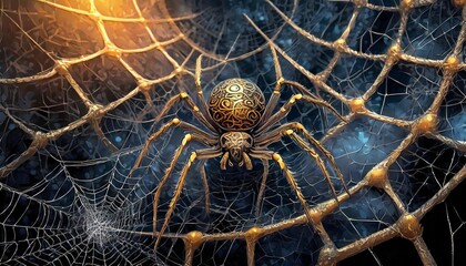 spider on web
