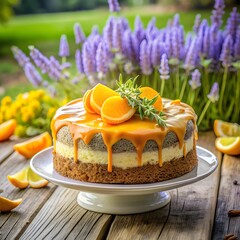 cake with fruits