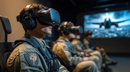 VR Flight Simulation Training