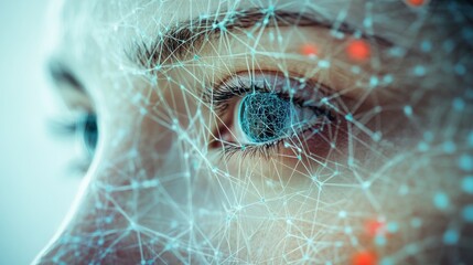 Digital Network in Human Eye