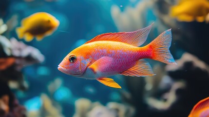 fish in aquarium