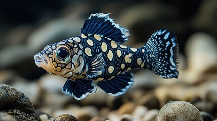 Canvas Print - fish in aquarium