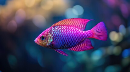 Canvas Print - fish in aquarium