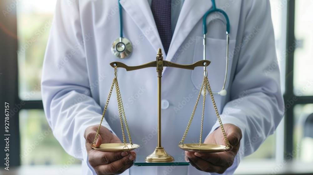 Medical Ethics and Legal Balance: A Doctor Presents the Scales of ...