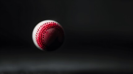 cricket ball on the dark