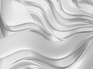 Poster - White background pattern waves. Wavy texture